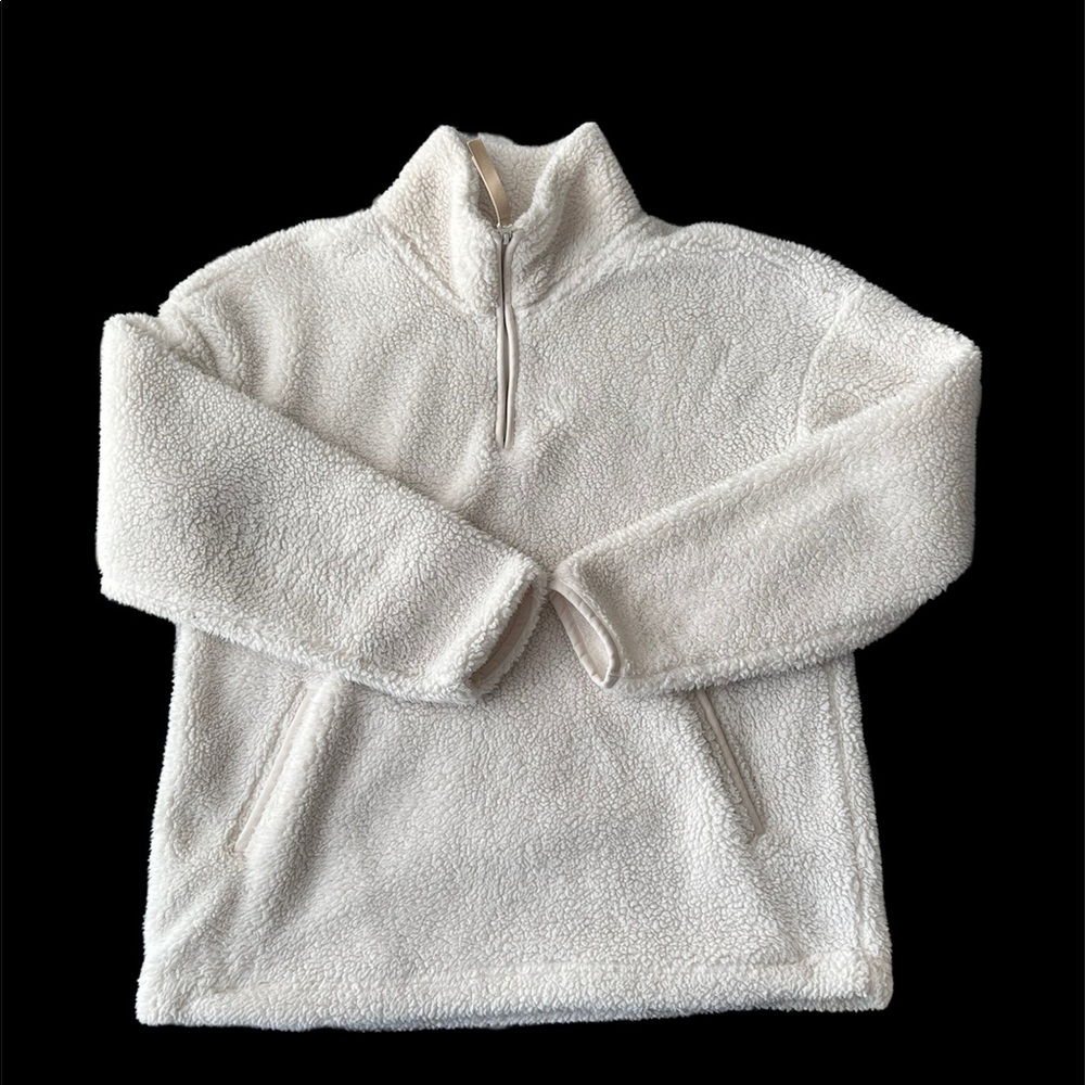 White teddy jacket